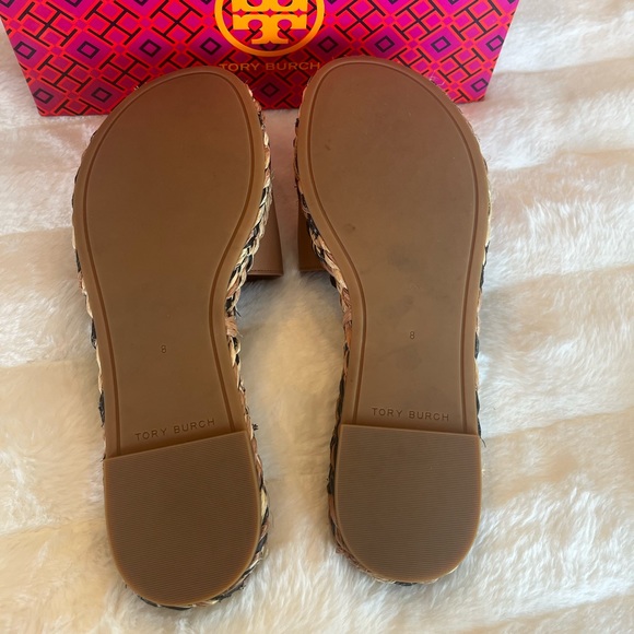 Tory Burch Espadrilles Size 8 TAN - Picture 6 of 9